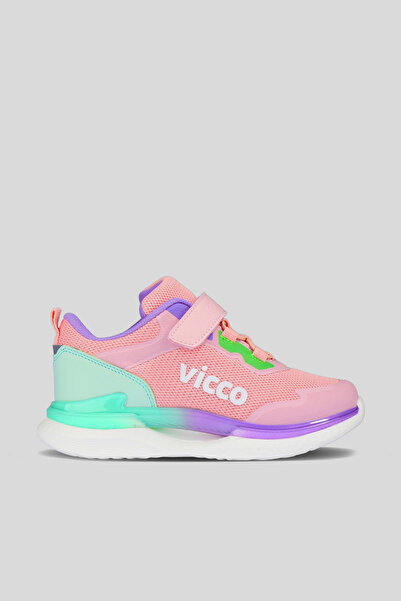 Vicco Yancy Model Ușoare Pantofi Sport Fete Powder Sneaker