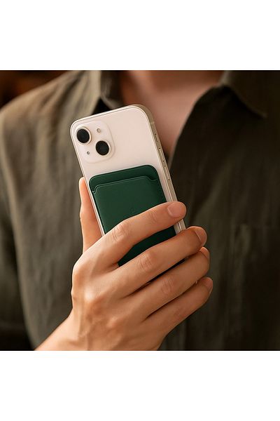 GNGMobil iPhone Compatible Silicone Magsafe Wallet (Card Holder)