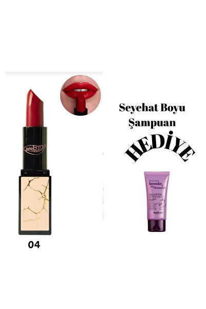 purobıocosmetics Organik & Vegan Stick Ruj | Mat & Kalıcı | Kırmızı Tonu | Doğal Içerikli