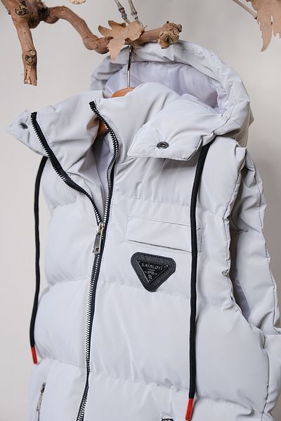 Pina Kids Boy's Hooded Puffer Vest - Nova Fabric Ylk.2626