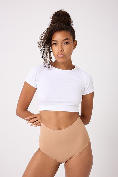 FOREVER MORE High Waist Laser Cut Bato Slip Panties Ghost Panties