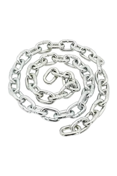 EgeÇelikHalat 6mm 1 Metre Galvaniz Zincir Makaralı Düz Zincir