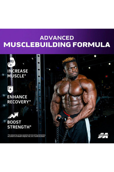 MUSCLETECH MassTech Extreme 2000 Mass Gainer لزيادة الكتلة العضلية وزيادة حجم العضلات - ميلك شيك الفانيليا - 7 أرطال