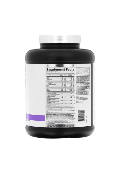 MUSCLETECH كعكة الفانيليا من Mass Tech Elite، مُحسِّن كتلة عضلية مُتقدِّم مع الكرياتين - 6 أرطال