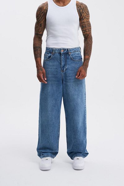 Machinist Men's Oversize Baggy Jeans SOFT BLUE