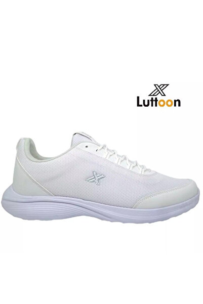 LUTTOON Pantofi sport albi, confortabili, respirabili, flexibili, de calitate...