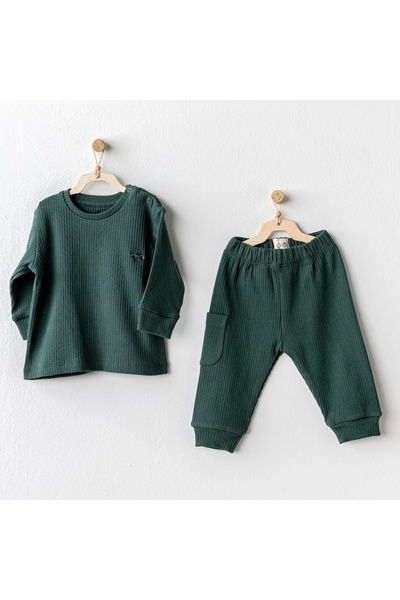 andywawa Ac25205 Basic 2-Piece Baby Set Green