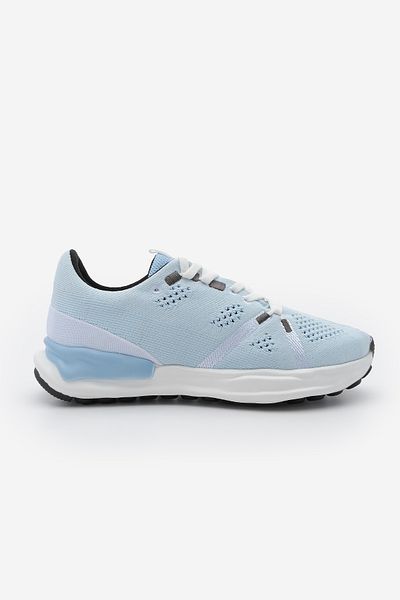 Marjin Women's Sneaker Knitted Knitwear Running and Walking Sports Shoes Armes Blue