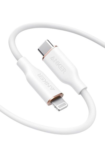 Anker PowerLine III Flow, USB C to Lightning Cable for iPhone 14/14 Pro / 14 Pro Max/13/12/11/X/XS M