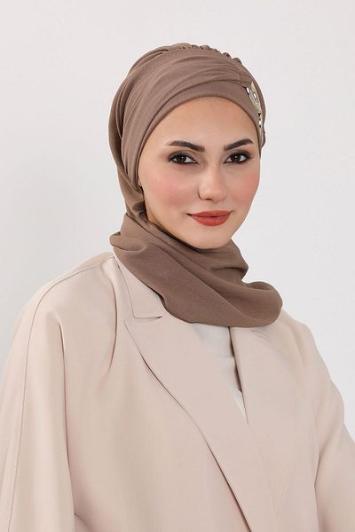 Aisha's Design Ready Turban with Aerobin Fabric - Accessory, Ht-94