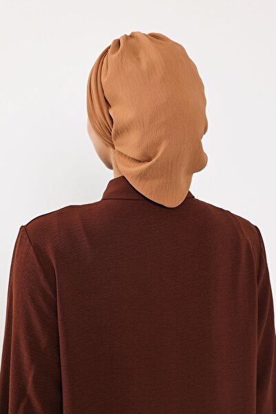 Aisha's Design Έτοιμο τουρμπάνι από ύφασμα Aerobin, HT-92, Camel