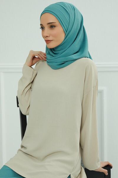 Aisha's Design Плісирований дизайн Aerobin шаль, CPS-93, м'ятно-зелений