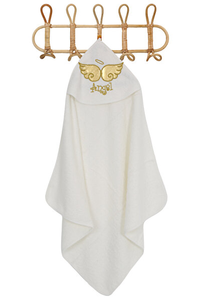 Baby Shez منشفة حمام مطرزة للأطفال حديثي الولادة مصنوعة من القطن بنسبة 100% ب...