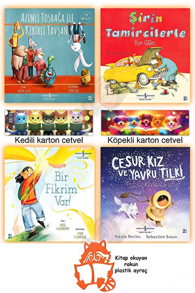 TÜRKİYE İŞ BANKASI KÜLTÜR YAYINLARI Azimli Tosbağa ile Kibirli Tavşan Şirin T...