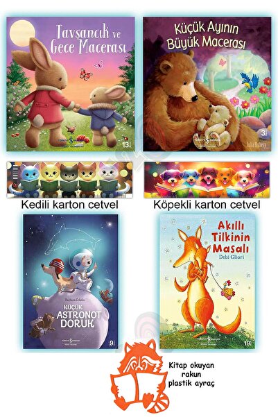 TÜRKİYE İŞ BANKASI KÜLTÜR YAYINLARI 4-8 Yaş Tavşancık Ve Gece Macerası Küçük ...