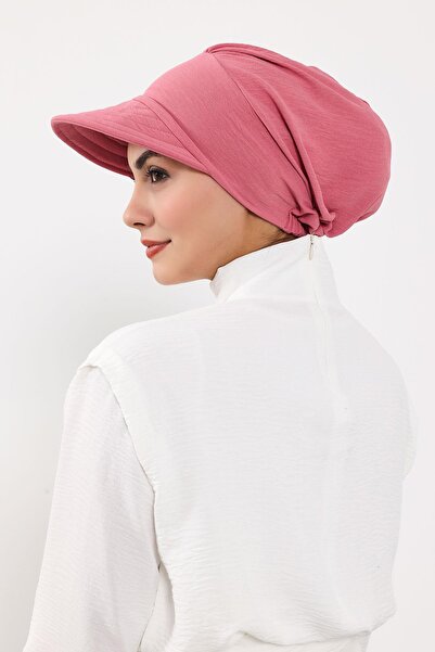 Aisha's Design Aerobin Hat with Visor, B-73A, Dark Pink