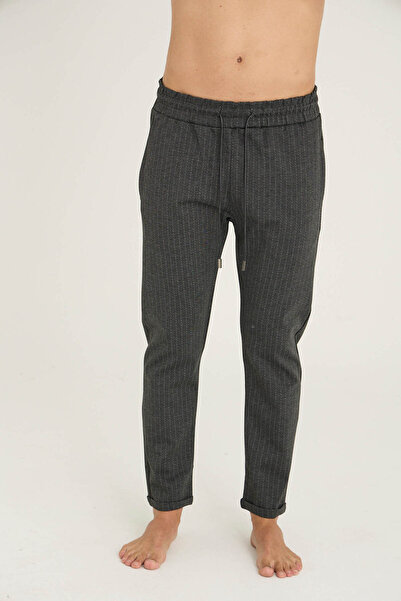 gd goldoremi 1044 Чоловічі штани з еластичним поясом ззаду та подвійними штанинами, еластичні джоггер-штани