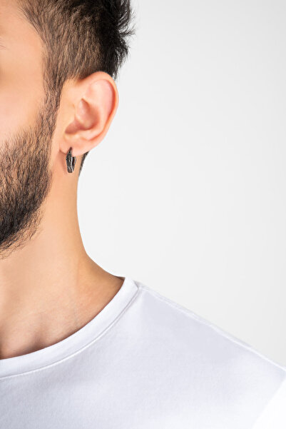 Stylesteel Etnik Stil Erkek Çelik Küpe