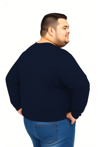 sngl Men's Large Size Oversize Long Sleeve T-Shirt 3XL 4XL 5XL 6XL 7XL 8XL 9XL
