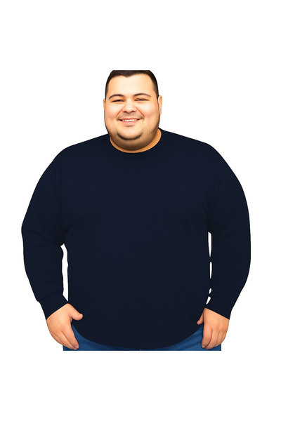 sngl Men's Large Size Oversize Long Sleeve T-Shirt 3XL 4XL 5XL 6XL 7XL 8XL 9XL