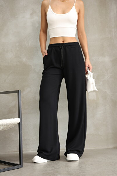 PONÇİK Kadın Geniş Pantolon Modal Kumaş SOFT TOUCHE EŞOFMAN