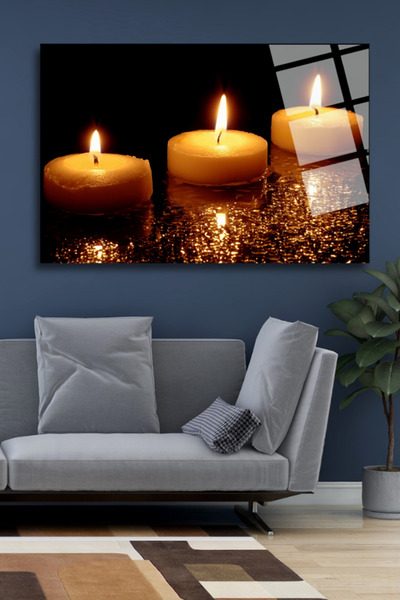 HMDS CONCEPT Candle Lights, Durable Glass Table 203