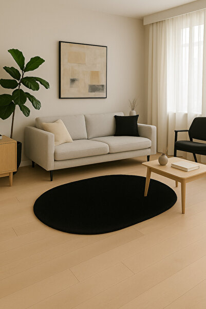 KEVLİNE SOFT DECOR Kaymaz Taban Peluş Halı Dekoratif Koridor Salon Çocuk Odas...