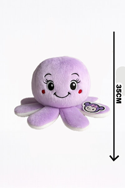 KENT Ahtapot Mor 35 cm – Tatlı & Sevimli Peluş Oyuncak
