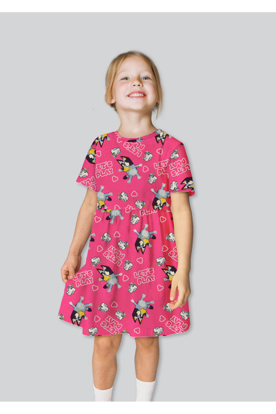 DFN Kids Καλοκαιρινό φόρεμα για κορίτσια ηλικίας 3,4,5,6,7,8 ετών