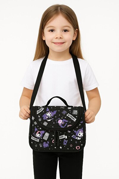 Bambus Home V Model Kuromi Karakter Termoslu Su Geçirmez Yalıtımlı Lüks Beslenme Çantası