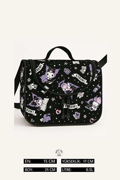 Bambus Home V Model Kuromi Karakter Termoslu Su Geçirmez Yalıtımlı Lüks Beslenme Çantası