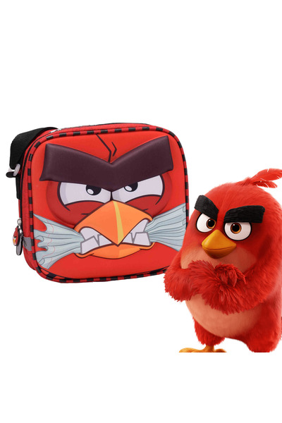 Angry Birds Lisanslı Kırmızı Unisex Çocuk Okul Beslenme Çantası 87884
