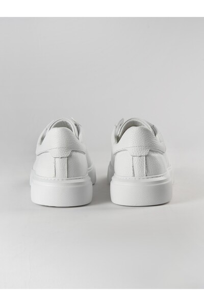 HALAS Orijinal Deri Beyaz Günlük Erkek Ayakkabısı