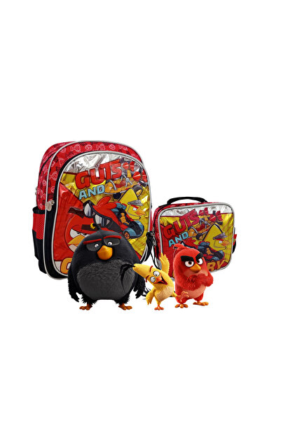 Hakan Çanta Angry Birds Okul Çantası Beslenme Çantası 2'li Set