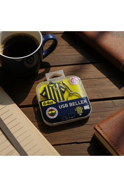 Fenerbahçe 64Gb Licensed Bandroll USB Flash Memory + Keychain (with Jersey Design)