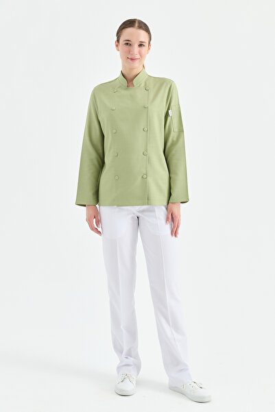 MyChef 2001 Çift Düğmeli Kadın Şef Kıyafeti