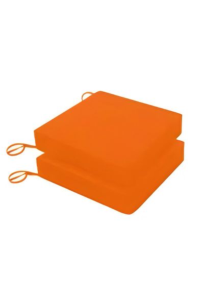 METİNEV Square Chair Cushion 2 Pieces
