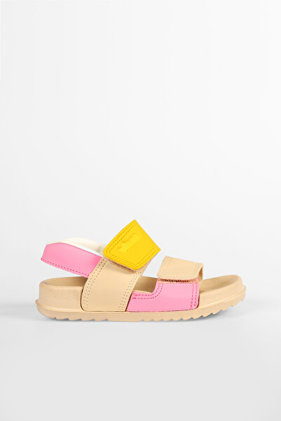 Vicco Krixi Model Baby Girl and Kids Sandals Beige