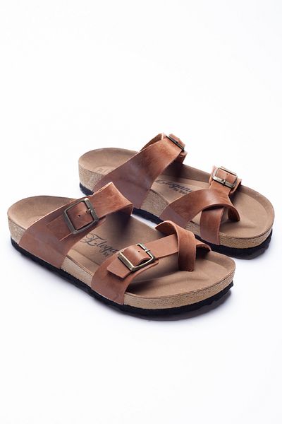 SWORD Casual Slippers - Orthopedic Sole Slippers Double Banded Buckle Daily Comfortable Home & Outdoor Slippers