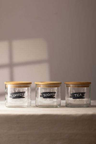 Rakle Siena Set of 3 Jars - Colorful