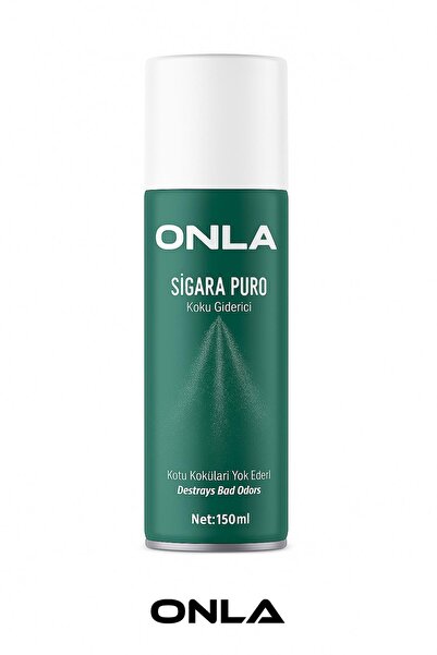 onla Sigara Puro Kötü Koku Giderici Sprey 150 ml - Ev, Araç ve Ofis İçin Etki...
