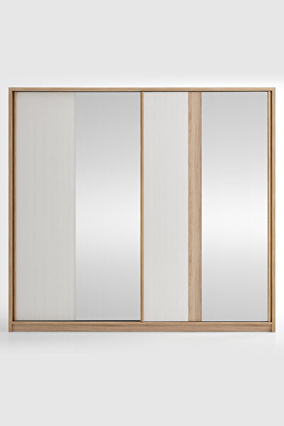 Enza Home Perge Sürgü Kapaklı Gardırop