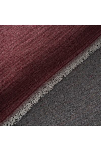 Ecocotton Muna Double Bedspread 100% Organic Cotton Inject Claret Red-Anthracite 240X260 cm