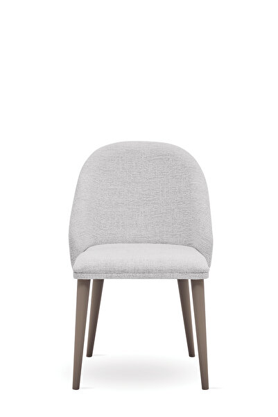 Enza Home Hera Sandalye, Şönil Kumaş - Beyaz