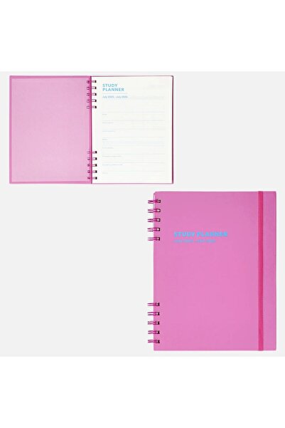 Flying Tiger Copenhagen Pembe Spiralli Akademik Haftalık Planlayıcı