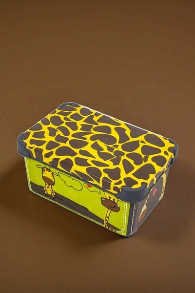 QUTU 5 L Giraffe Patterned Decorative Storage Box - Style Box