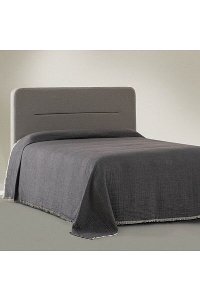 Ecocotton Muna Double Bedspread 100% Organic Cotton Inject Green-Anthracite 240X260 cm