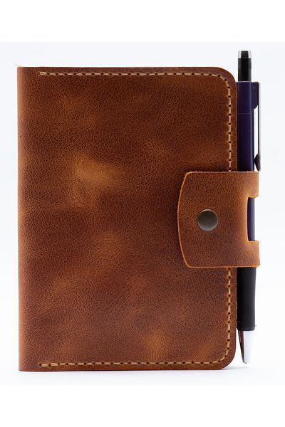 Bakani Leather Handmade Genuine Leather Passport Case – Travel Wallet with Card Holder and Pen Compartment – Men & Women