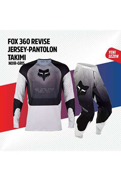 Fox Siyah Beyaz Jersey Pantolon Takımı