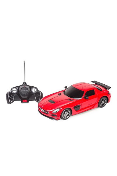 Rastar Masina Cu Telecomanda Mercedes-Benz Sls Amg Rosu Cu Scara 1 La 18